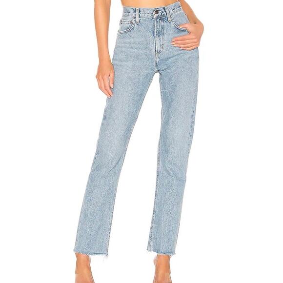 AGOLDE Cherie High Rise Straight Denim Jeans Size 29 - Picture 1 of 12